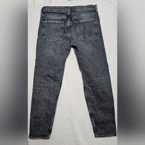 ZARA Black Distressed Straight Fit Premium Denim Collection Size 4 Jean - Picture 7 of 7